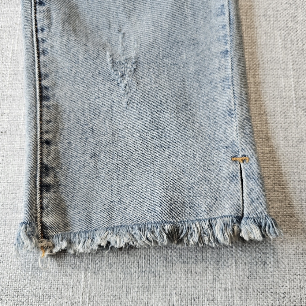 KanCan Straight Fit Jeans Size 28 Waist Raw Hem NWT - Picture 6 of 15